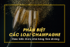 PHÂN BIỆT CÁC LOẠI RƯỢU CHAMPAGNE